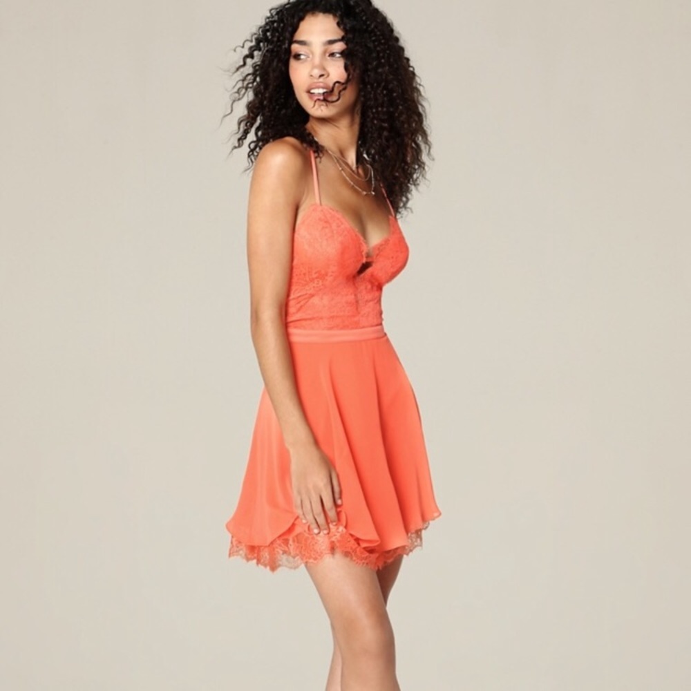 Kaylee Lace Top Skater Dress